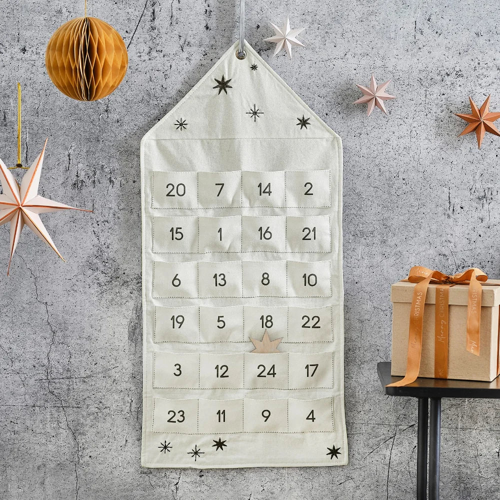 Fabric Advent - White