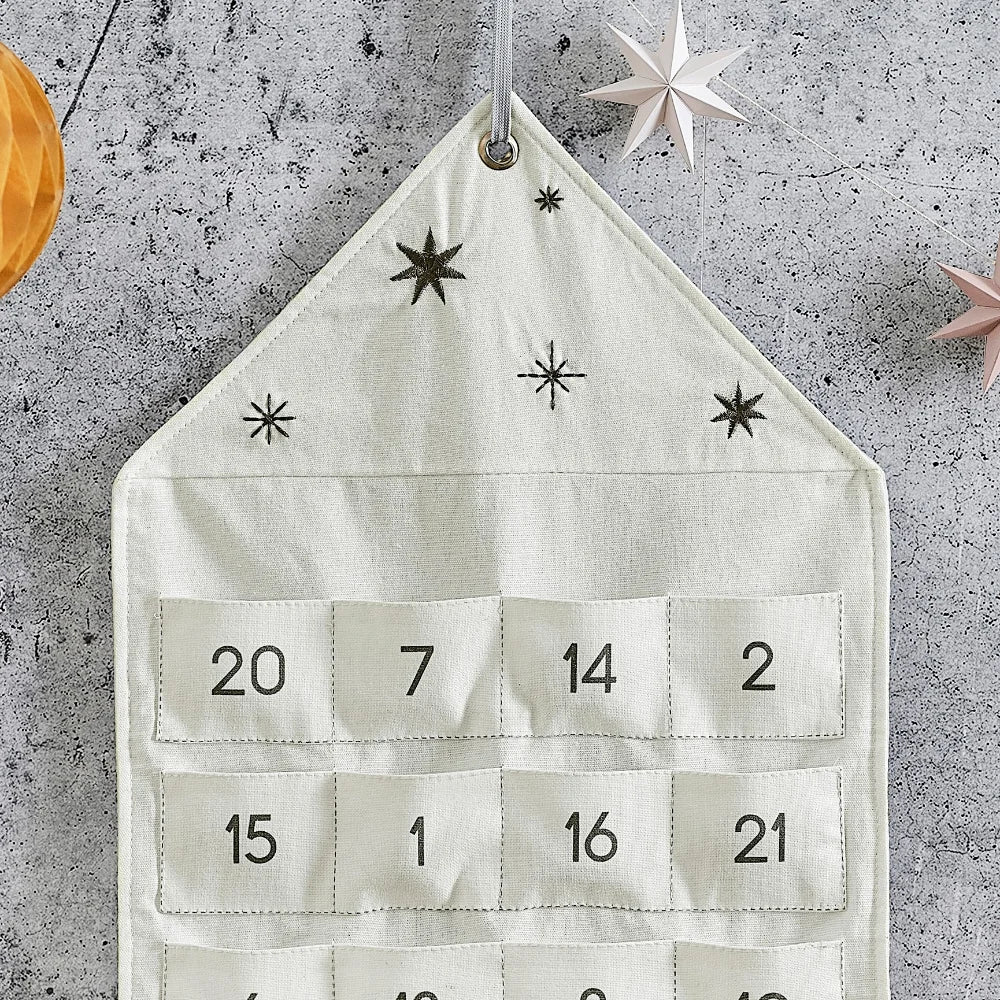 Fabric Advent - White