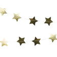 Gold Foiled Star Christmas Garland