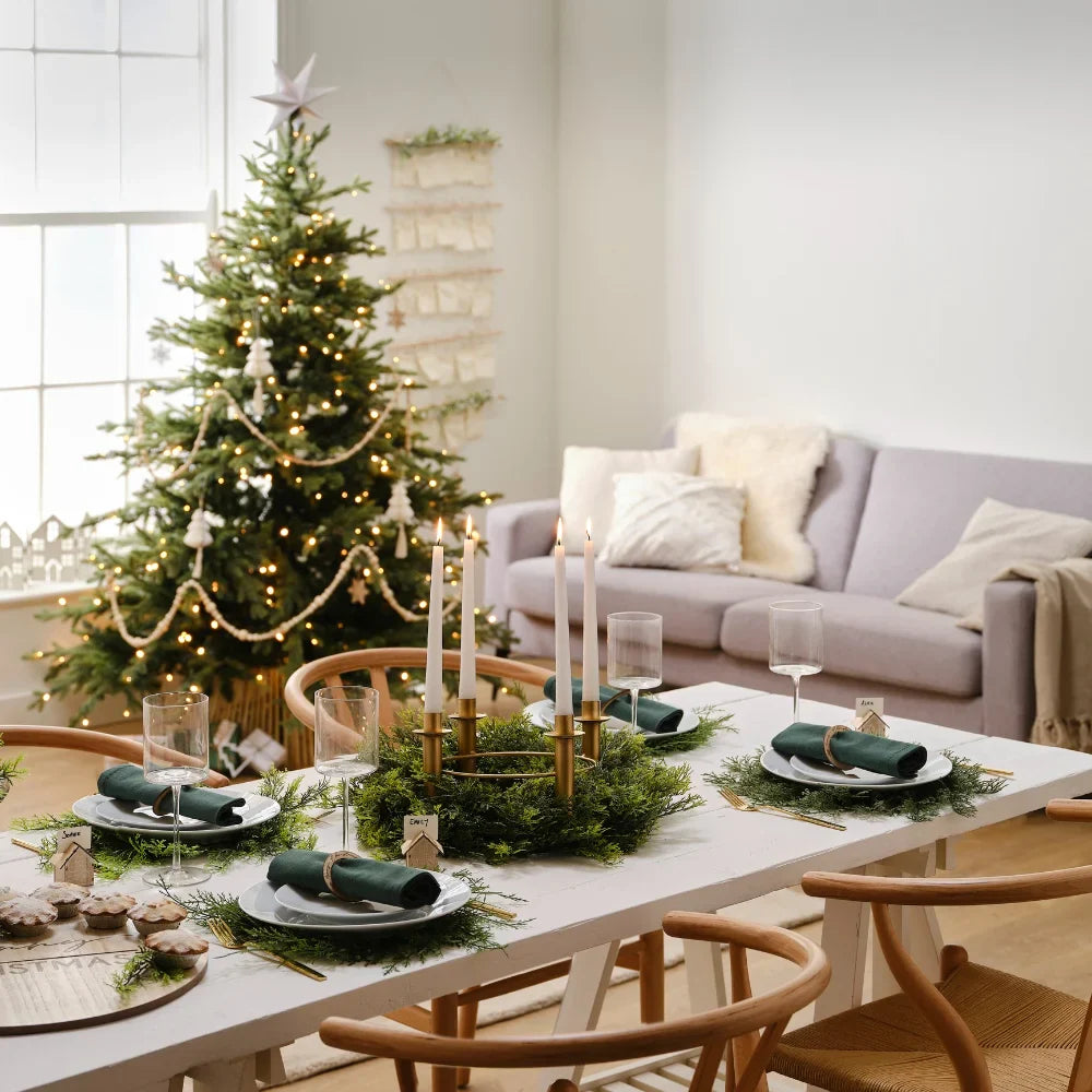 Hanging Advent Calendar w/ Foliage