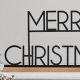 Nordic Noel Merry Christmas Metal Sign