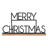 Nordic Noel Merry Christmas Metal Sign