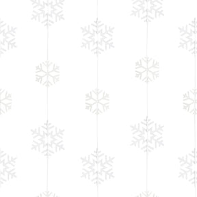 Rustic Christmas Snowflake Garland