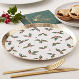 Traditional Touches Merry Christmas Paper Plate