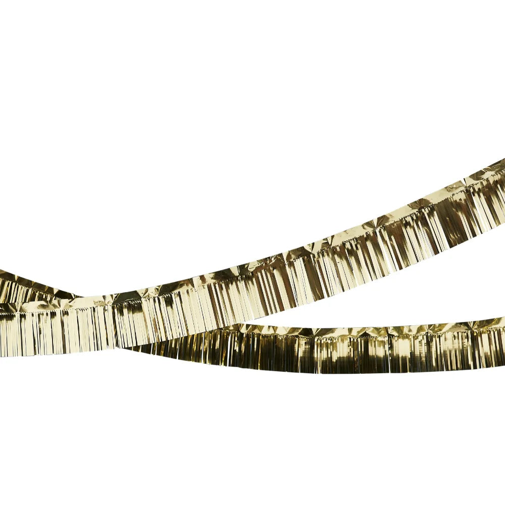 Pop The Bubbly Fringe Foil Garland