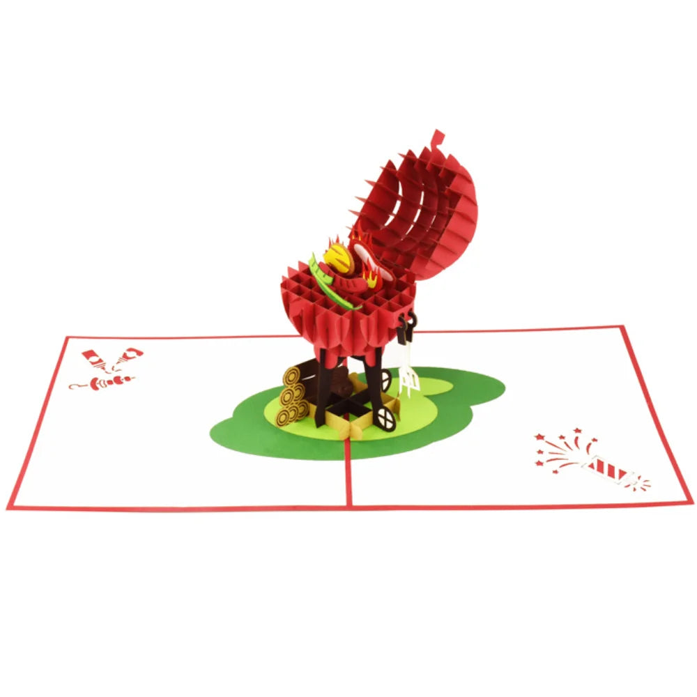 BBQ Pop Up Card
