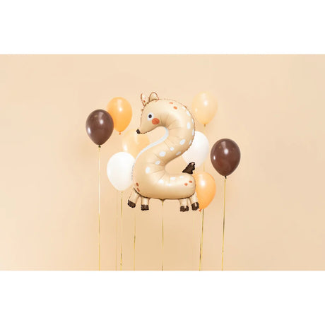 Foil Balloon Number 2 - Roe-Deer