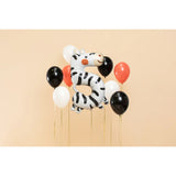 Foil Balloon Number 5 - Zebra