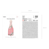 Bride To Be Bottle Shaped Foil Balloon