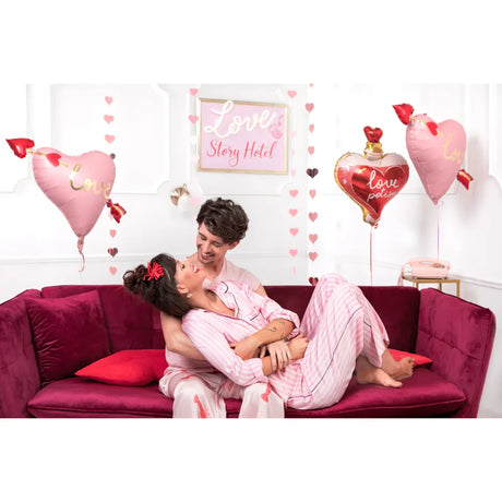 Heart w/ Arrow Foil Balloon