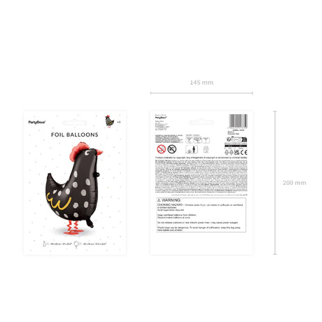 Foil Balloon - Rooster