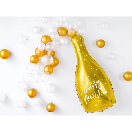 Happy New Year Bottle Shaped Foil Balloon
