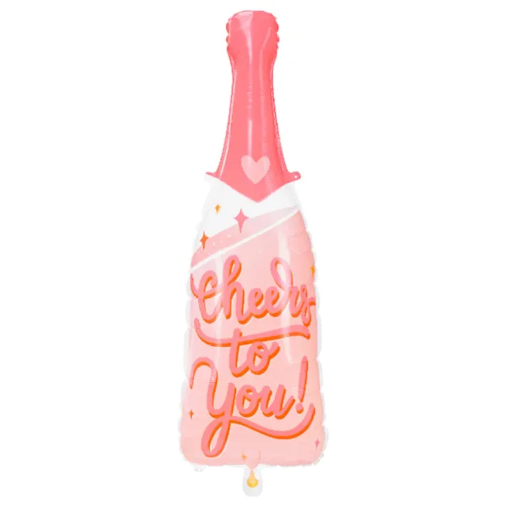 Cheers To You Bottle Shaped Foil Balloon