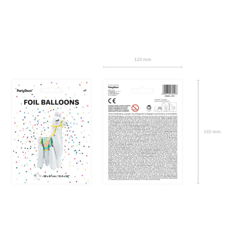 Foil Balloon - Llama