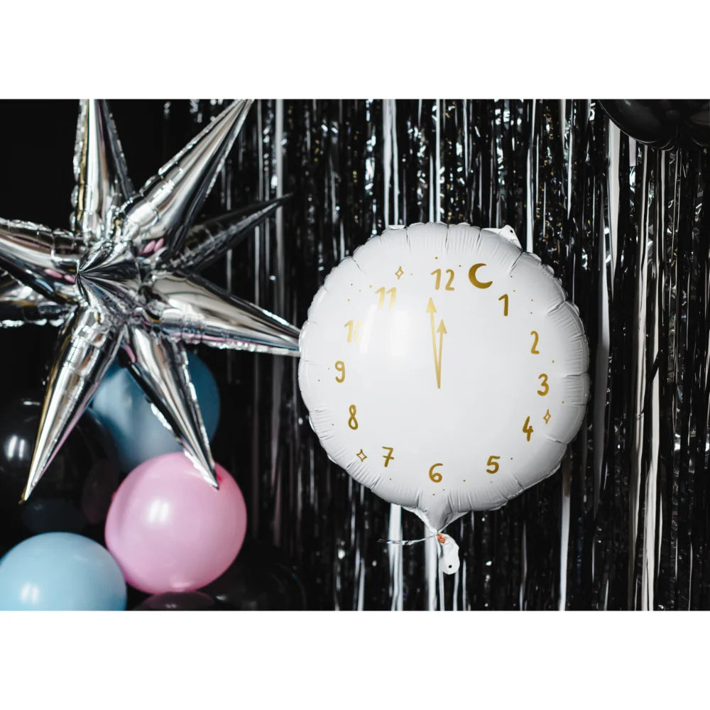 Foil Balloon - Clock 