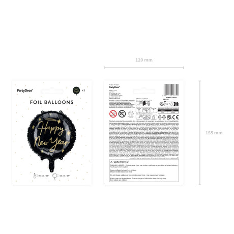 Happy New Year Foil Balloon