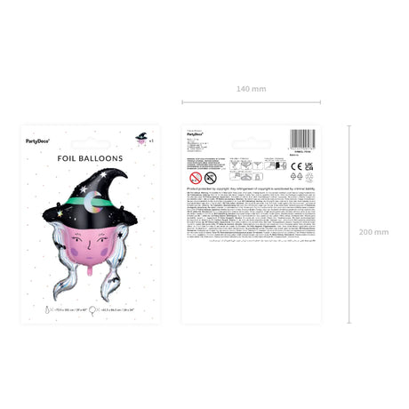Foil Balloon - Witch