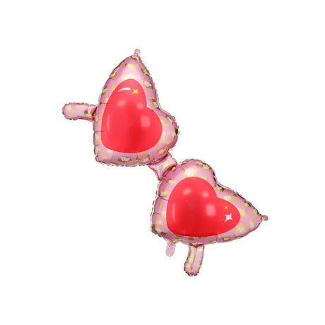 Foil Balloon - Heart Glasses