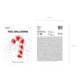 Foil Balloon - Candy Cane
