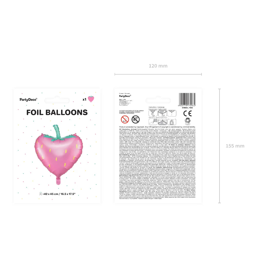 Foil Balloon - Strawberry