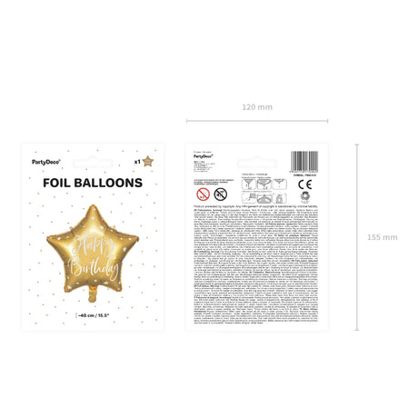 Happy Birthday Foil Balloon