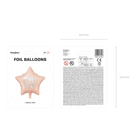 Happy Birthday Foil Balloon