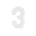 Number Foil Balloon - No.3