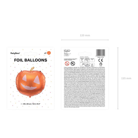 Foil Balloon - Pumpkin