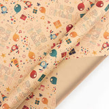 Happy Birthday Party Kraft Gift Wrapping Paper 50 x 70 Cm Set of 6 Pcs