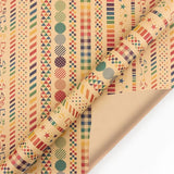 Multi Design Kraft Gift Wrapping Paper 50 x 70 Cm Set of 6 Pcs