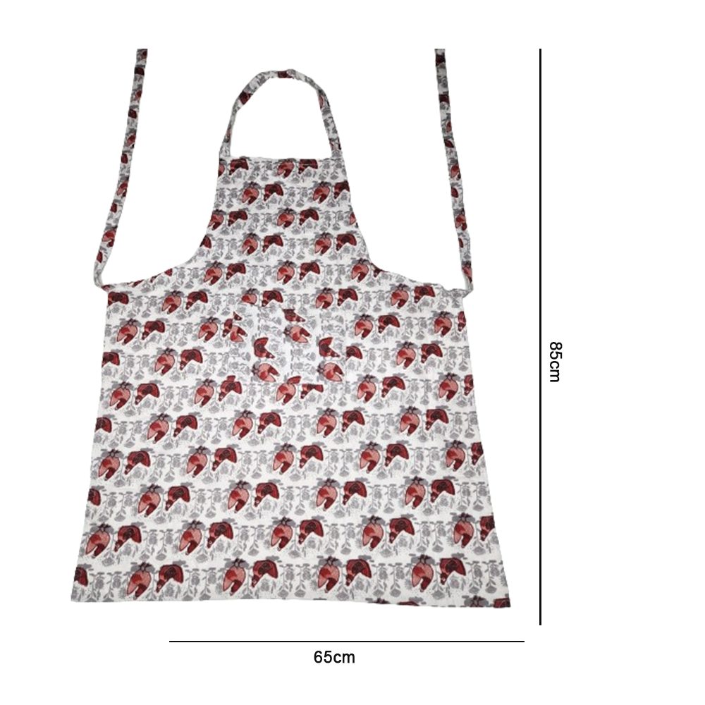 مريلة BYFT Orchard - مريلة طبخ بتصميم دجاجة للاستخدام في المطبخ