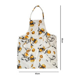 مريلة BYFT Orchard - مريلة قطنية مطبوعة ببستان البرتقال