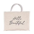 BYFT017622 BYFT Natural Jute bag shopper Hello Beautiful Design.webp