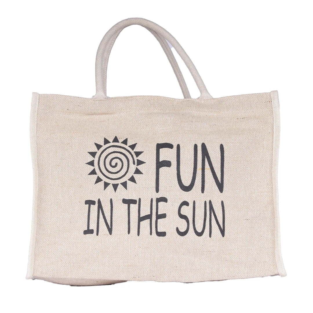 BYFT017624 BYFT Natural Jute bag shopper Fun in the Sun Design.webp