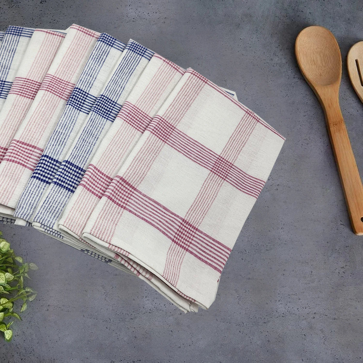 BYFT Orchard Tea Towel - 50 x 70 cm - Pure Cotton Kitchen Towel for Drying, Polishing & Cleaning