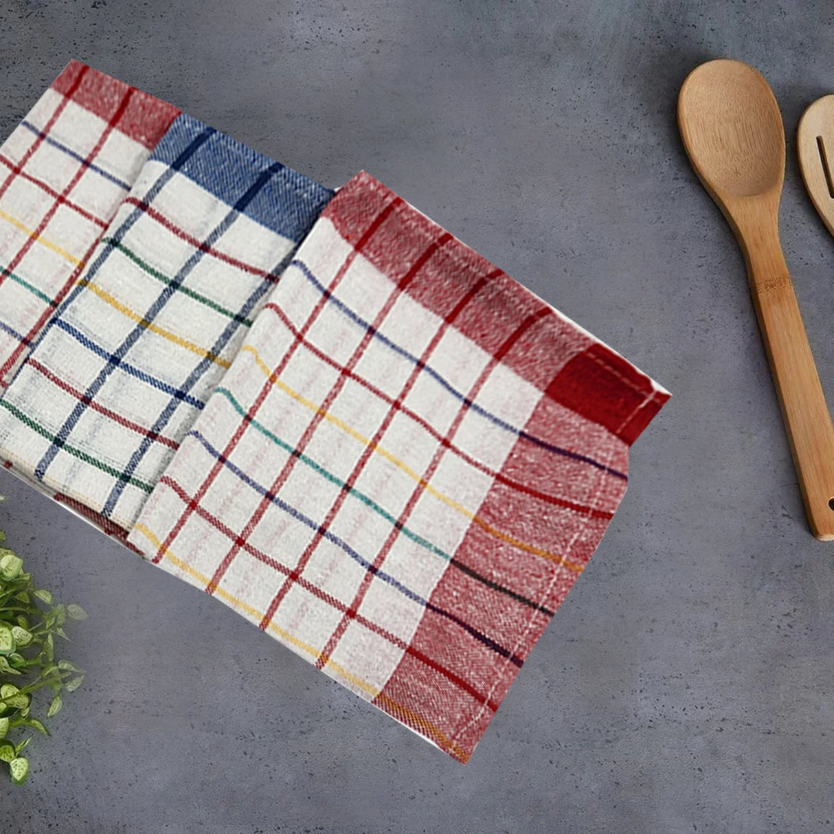 BYFT Orchard Tea Towel - 50 x 70 cm - Pure Cotton Kitchen Towel for Drying, Polishing & Cleaning