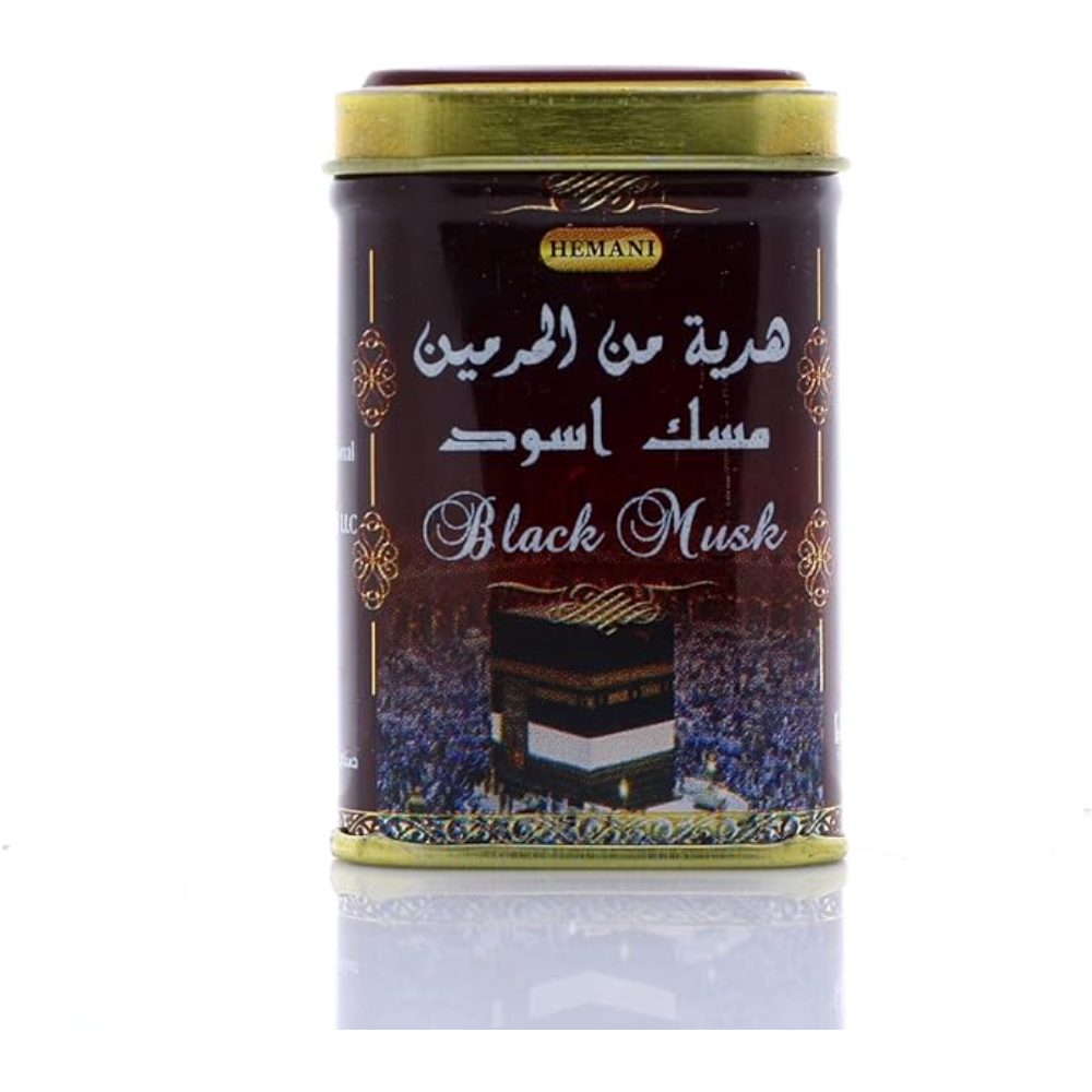 Hemani Musk Jamid Black 25GM Tin