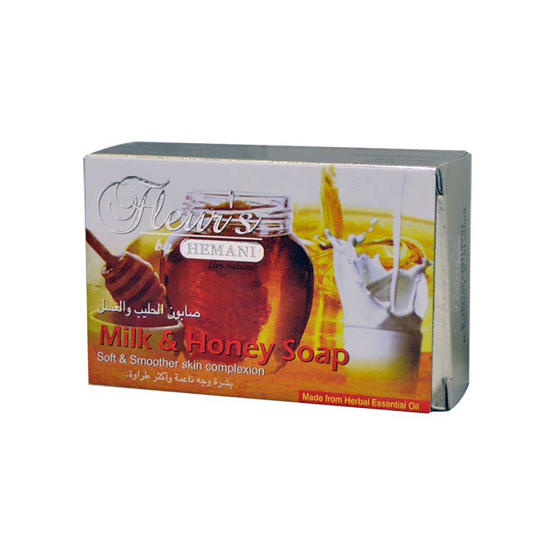 Hemani Fleurs Milk & Honey Soap 130gm