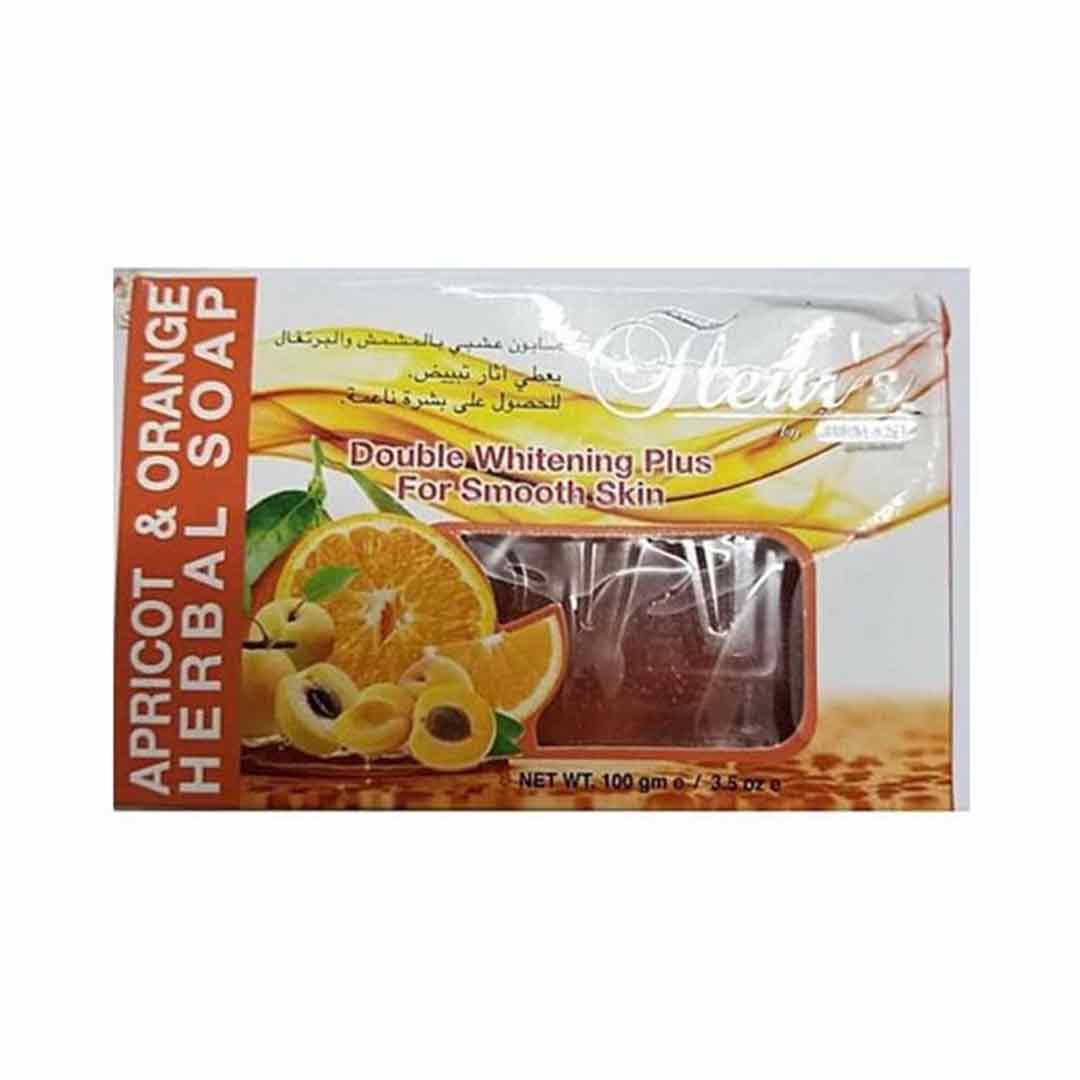 Hemani Fleurs Transparent Apricot & Orange Soap 100gm