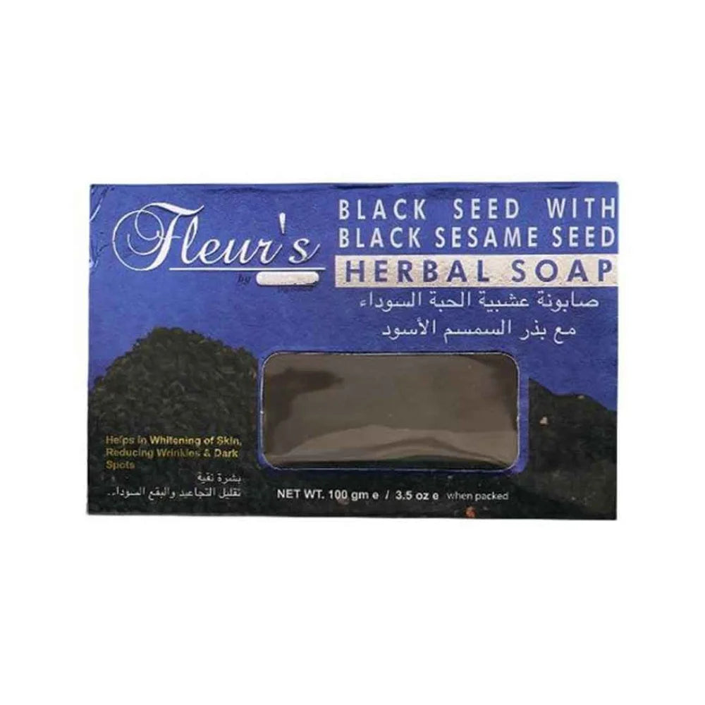 BYFT018011 Fleurs Transparent Blackseed With Sesame Soap 100gm.webp