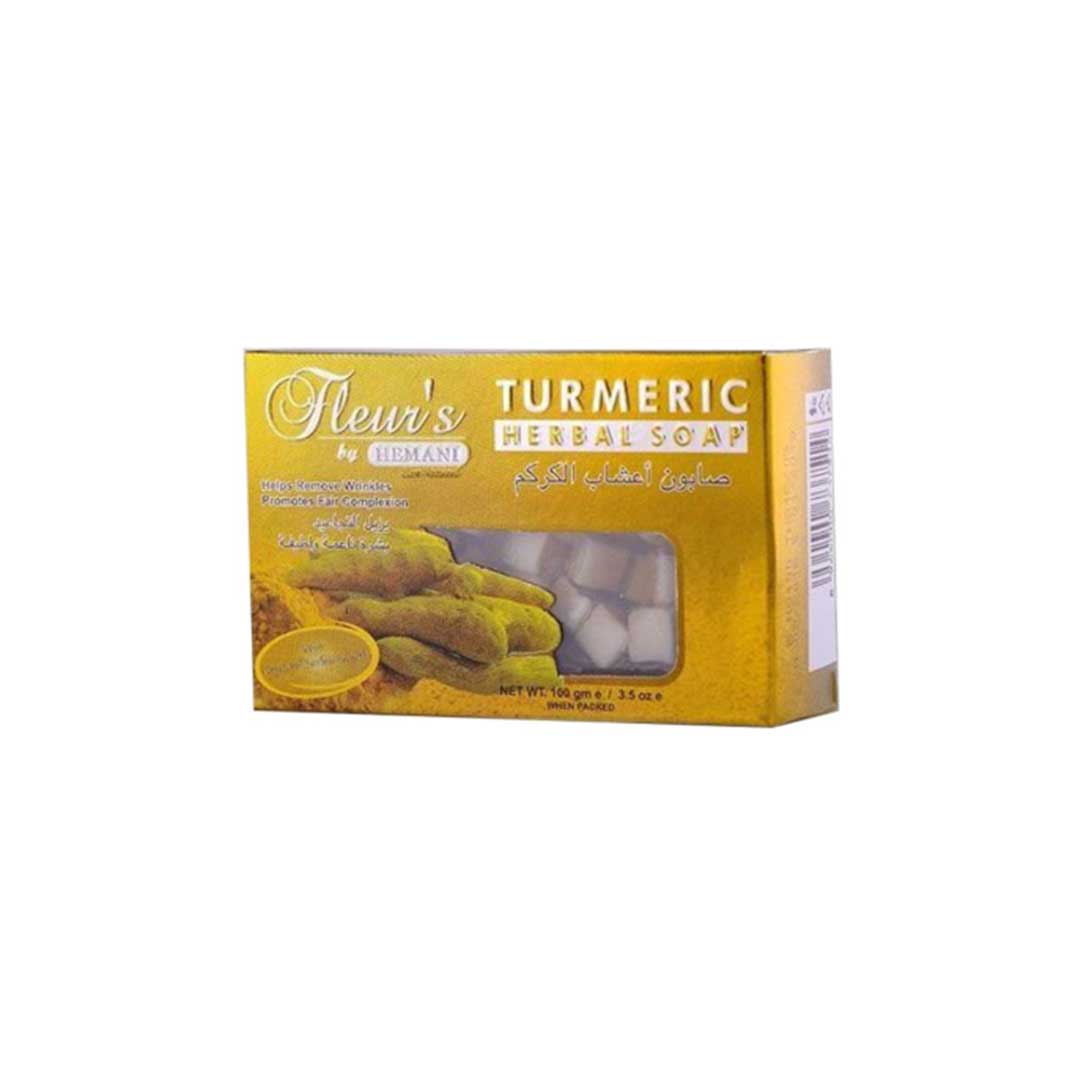 Hemani Fleurs Transparent Turmeric Soap 100gm
