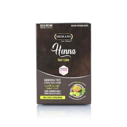 BYFT018197 Henna Natural Hair Color 60g Dark Brown.webp