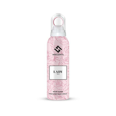 BYFT018621 Hiscents Lady N.5 Body Spray 200ml.jpeg