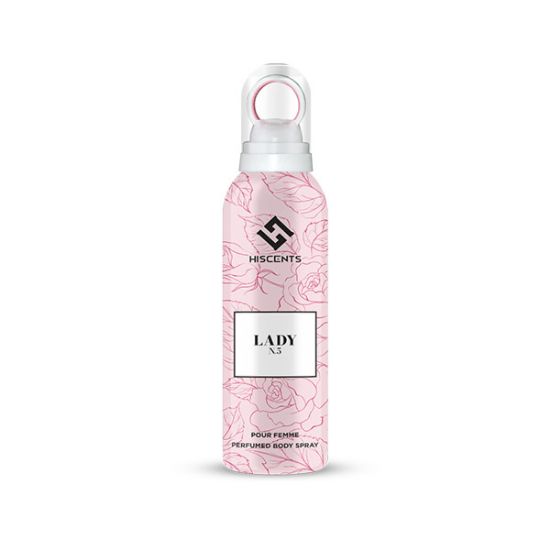 BYFT018621 Hiscents Lady N.5 Body Spray 200ml.jpeg