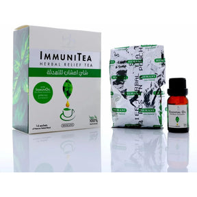 BYFT018664 Immuni Tea Herbal Relief Tea 14 Sachels