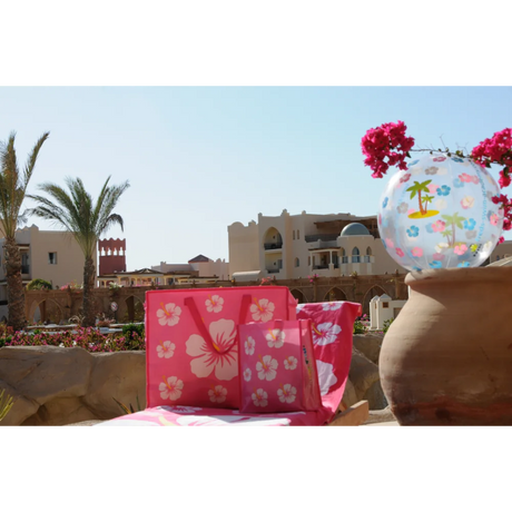 BYFT019447 Freds Beach Bag Pink Large Set of 01 C