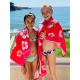 BYFT021064 Freds Pink Hibiscus Flower Beach Towel Velour Set of 01 L.webp