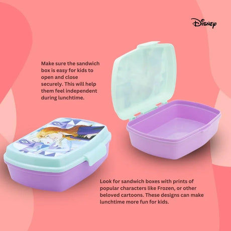 Disney Funny Sandwich Box Frozen Ice Magic 390 Ml