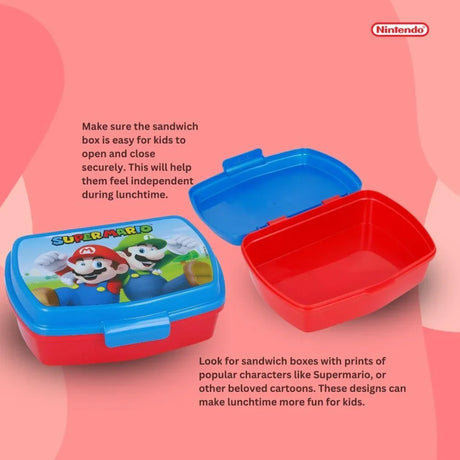 Disney Funny Sandwich Box Mario 390 Ml