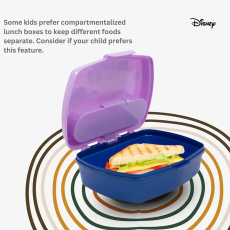 Disney Funny Sandwich Box with Cutlury Frozen Trust The Journey 390 Ml